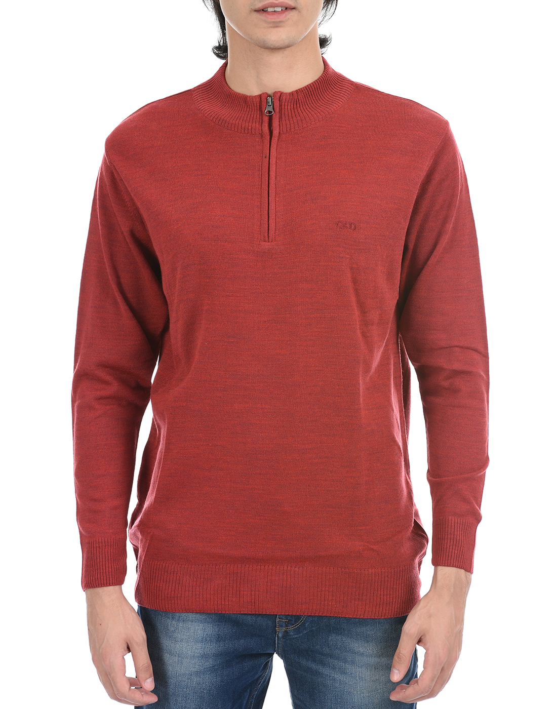 Cloak & Decker by Monte Carlo Men Red Pullover